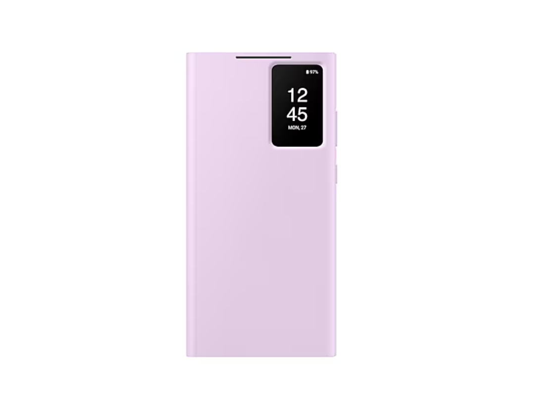 Buy Samsung Galaxy S23 Ultra Smart View Wallet Case - Lavender in Qatar Buy Samsung Galaxy S23 Ultra Smart View Wallet Case - Lavender in Qatar